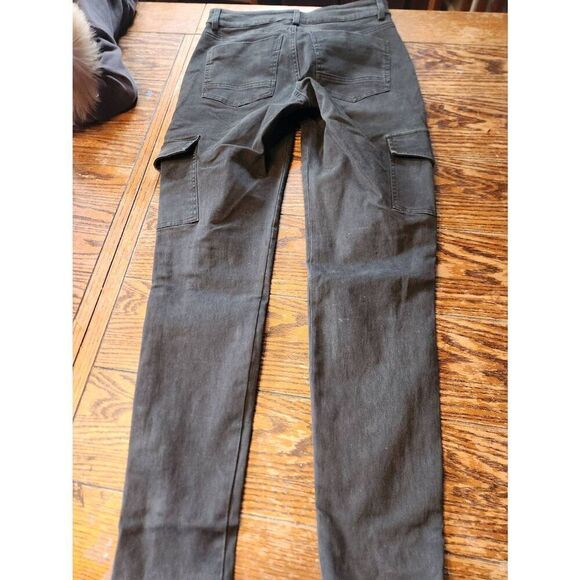 Peruvian Connection Finn Slim cargo Pants in Black sz 4 - Picture 5 of 5